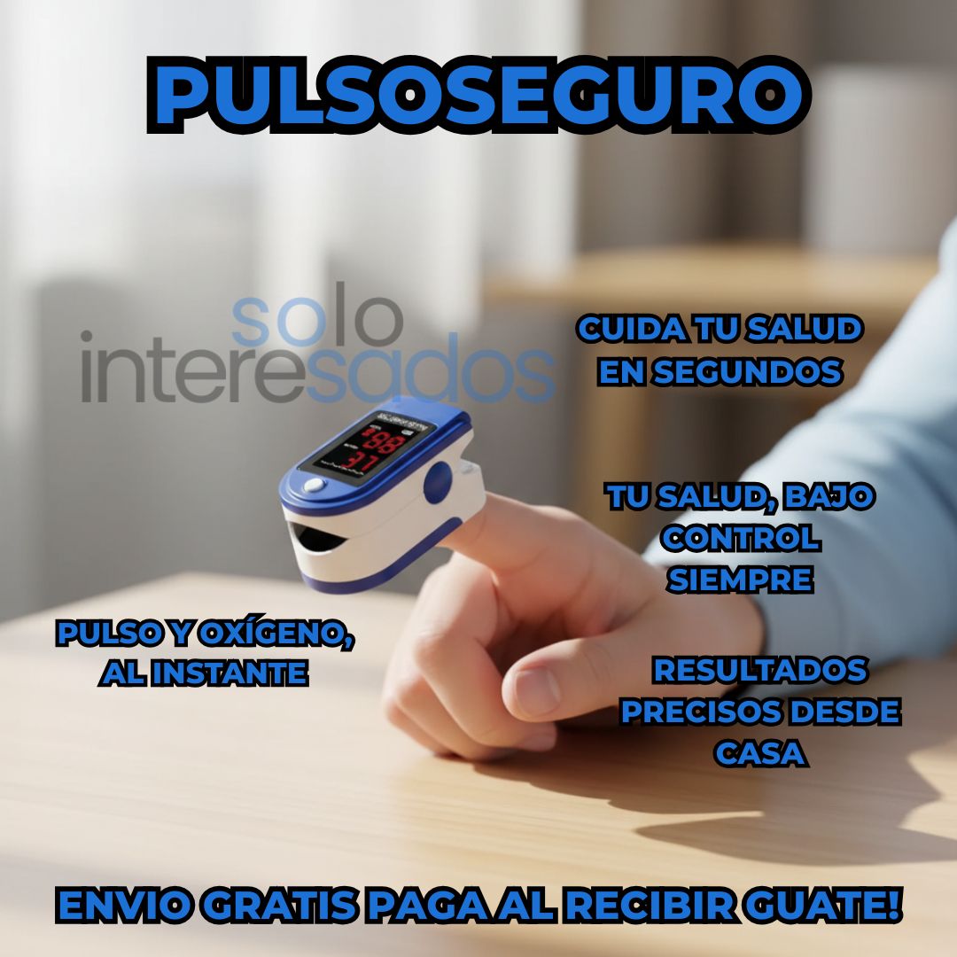 PulsoSeguro – Controla tu salud en segundos, desde casa