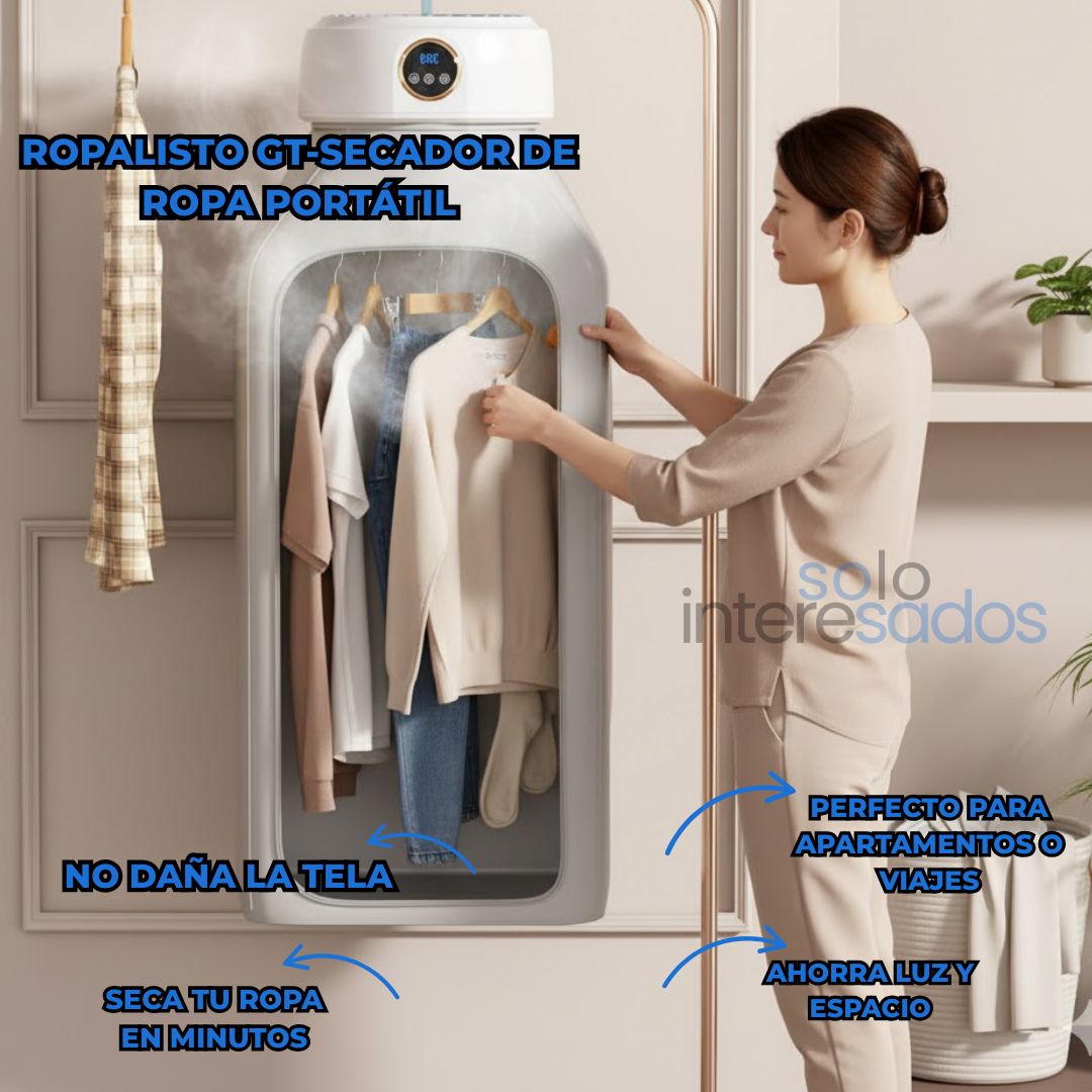 RopaListo SECADOR DE ROPA PORTATIL