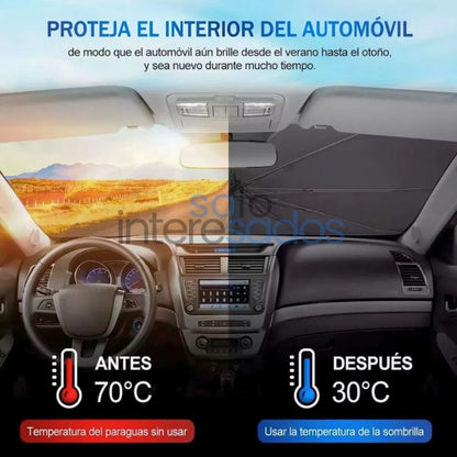 Sombrilla AutoShield – Anti Calor y Rayos UV