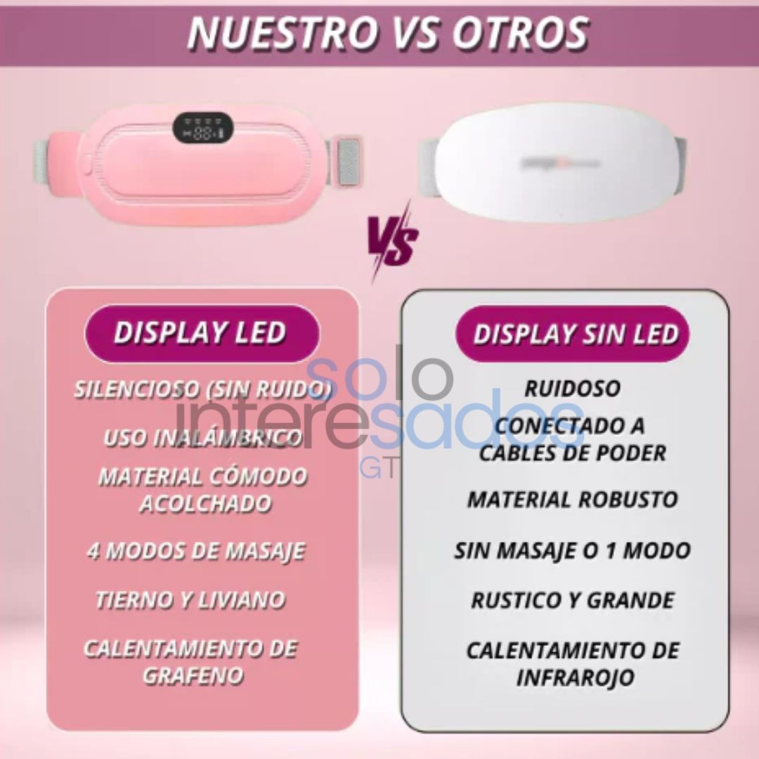 CalorAlivio – Cinturón Eléctrico para Cólicos Menstruales