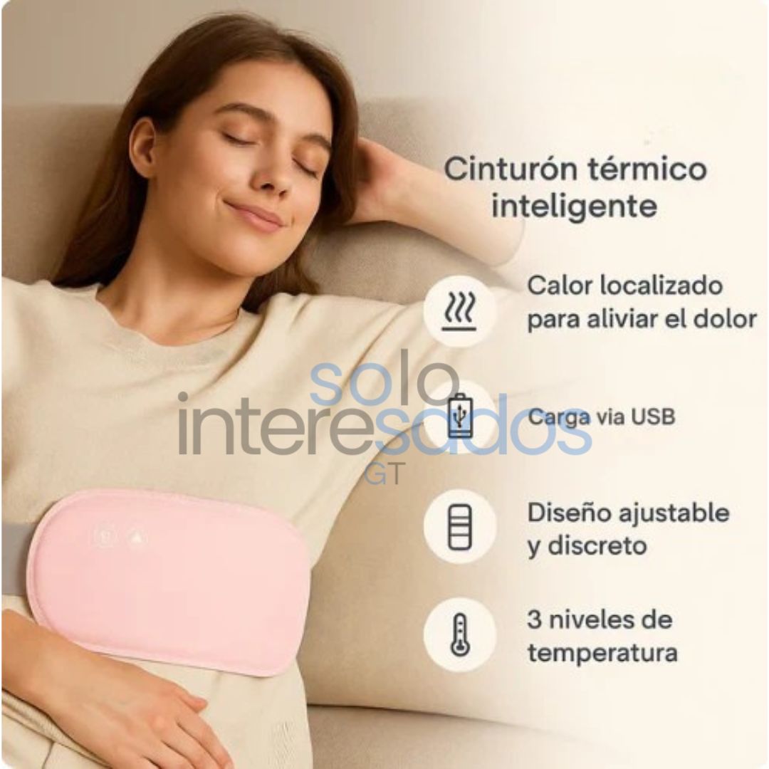 CalorAlivio – Cinturón Eléctrico para Cólicos Menstruales