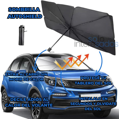 Sombrilla AutoShield – Anti Calor y Rayos UV
