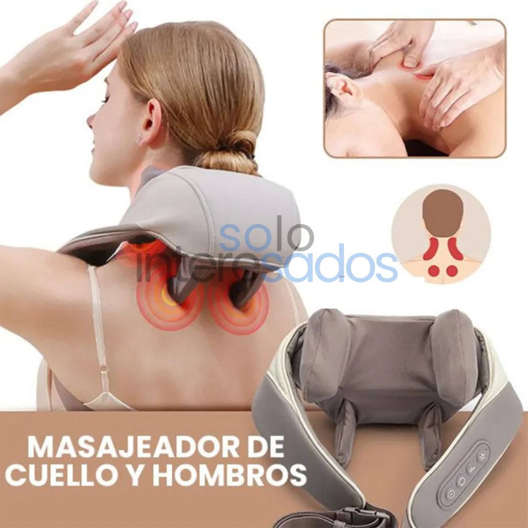RelajaMax – Masajeador de Cuello y Espalda