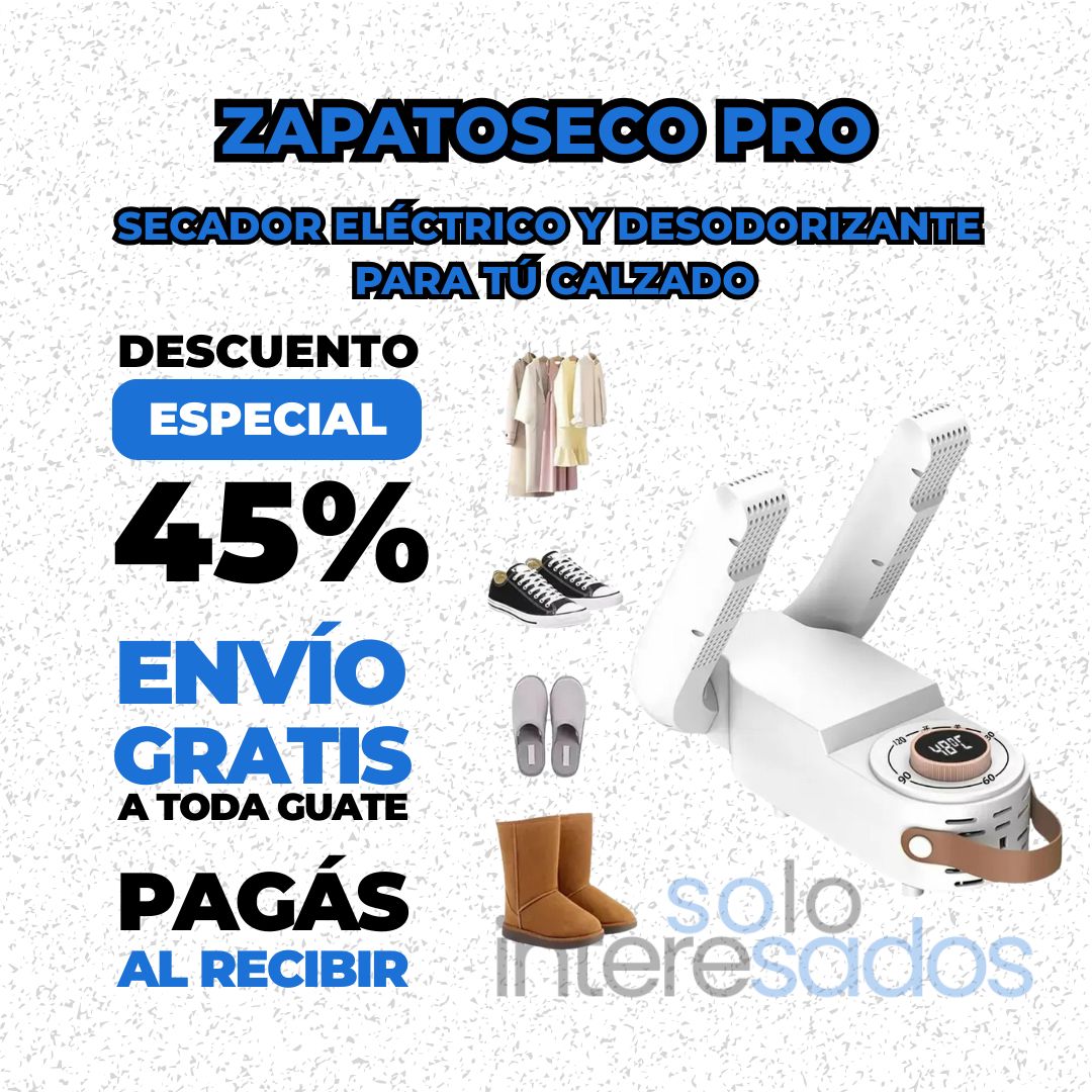 SecaFácil Pro – Zapatos listos sin esfuerzo