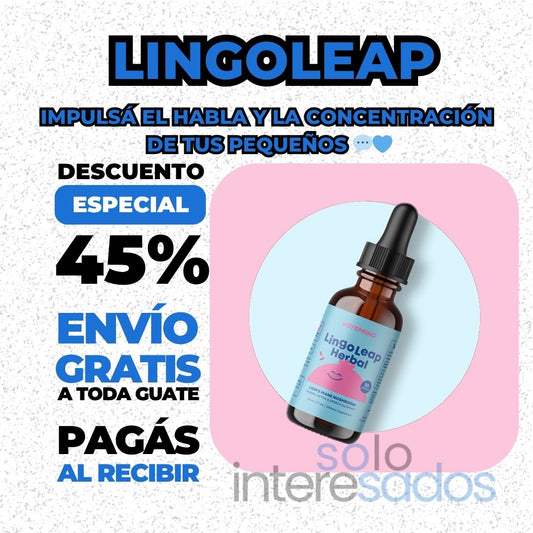 LingoLeap – Impulsá el Habla y la Concentración de tus Pequeños ORIGINAL 30ML