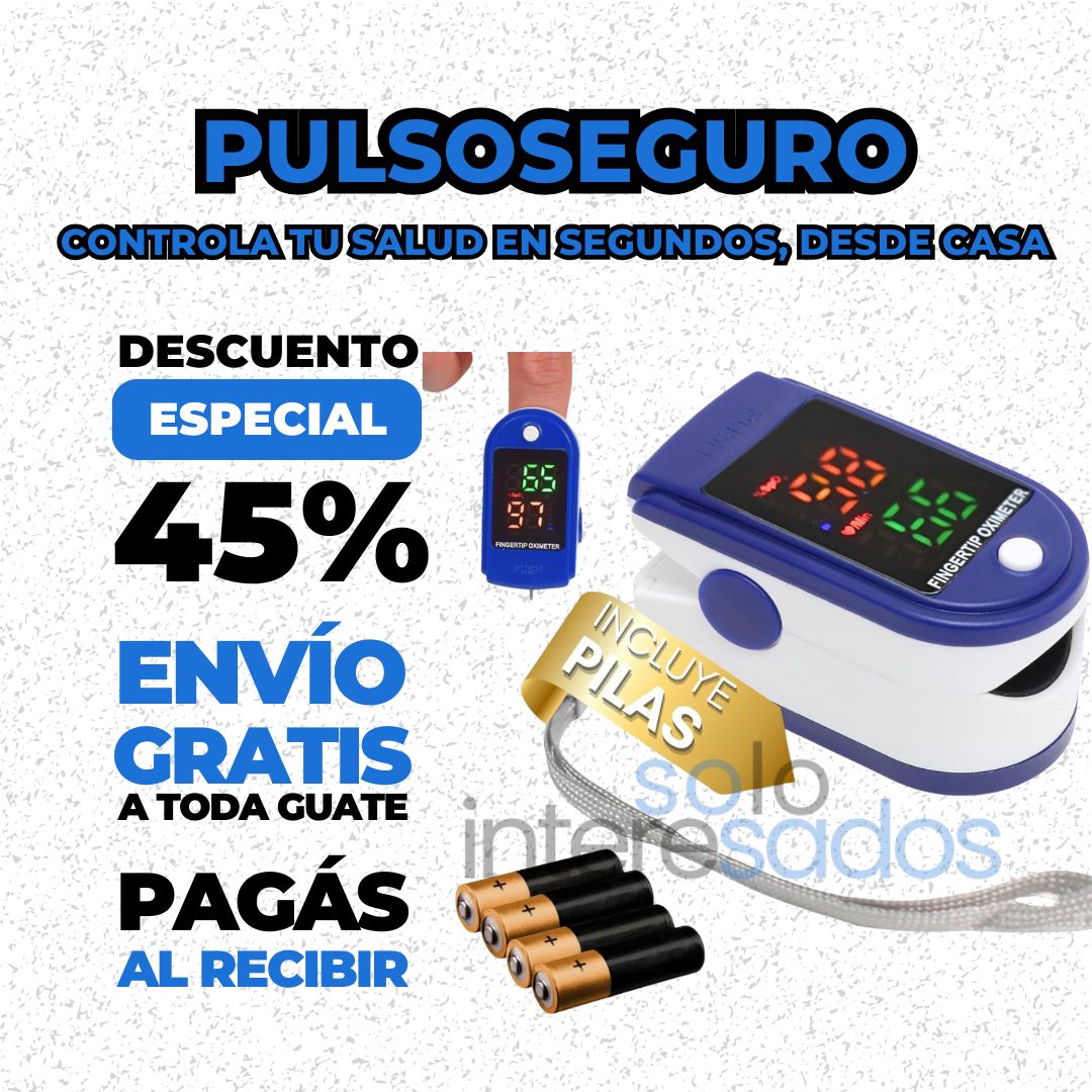 PulsoSeguro – Controla tu salud en segundos, desde casa
