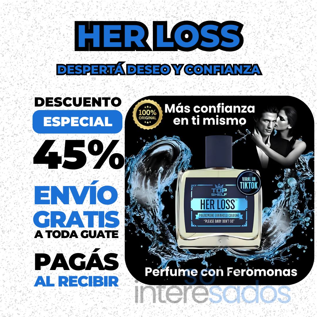 Her Loss Feromonas - Despertá deseo y confianza ORIGINAL 100ML