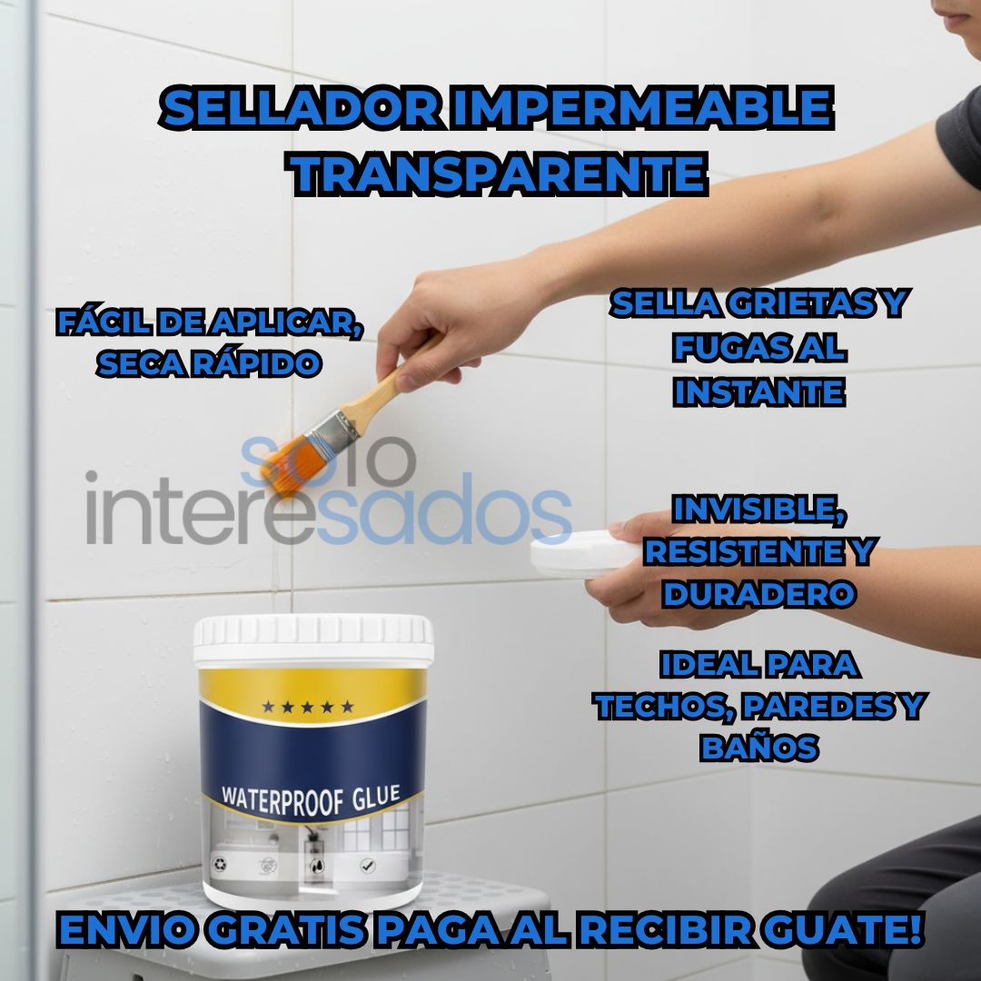 Sellador Impermeable Transparente – Protección Total contra Fugas y Filtraciones 200ML