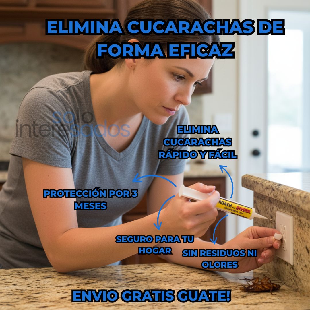 Roach Expert Gel – Elimina Cucarachas de Forma Eficaz 30g