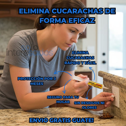 Roach Expert Gel – Elimina Cucarachas de Forma Eficaz 30g