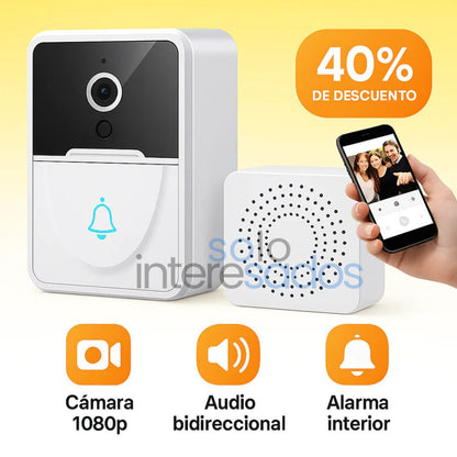 VigiDoor – Timbre Inteligente con Cámara WiFi y Alerta en tu Celular
