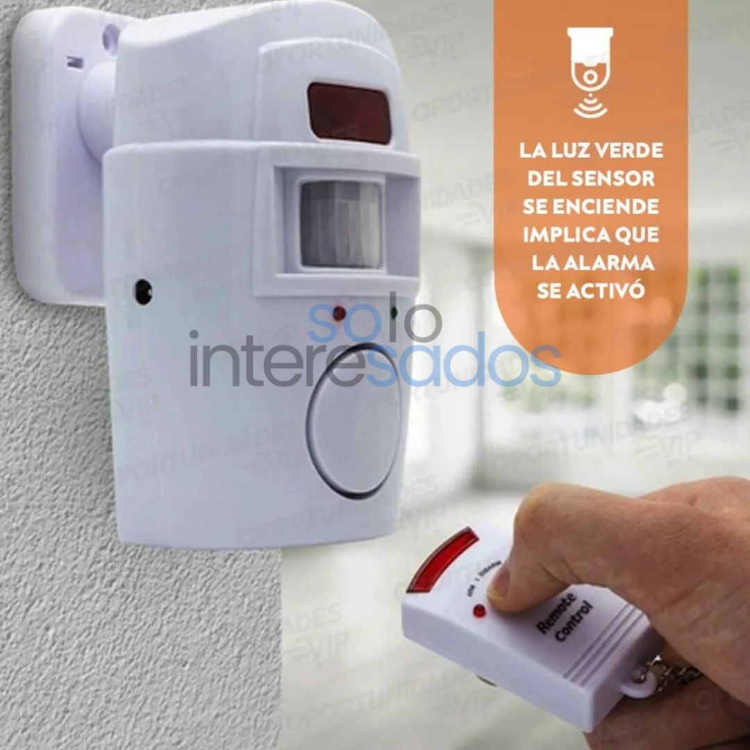 Alarma Pro 360 Con Sensor de Movimiento – Protegé tu Casa con un Solo Toque + 2 controles