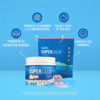 SuperCalm – Bebida Natural para Relajarte y Enfocarte 🍋 30 PORCIONES