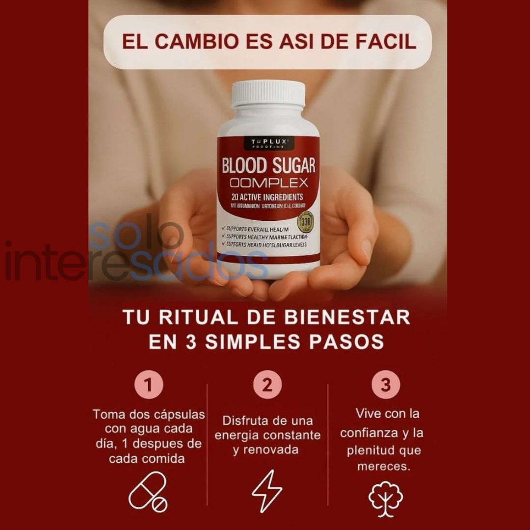 Blood Sugar – Equilibrá tu azúcar y sentí la diferencia (60 Cápsulas)