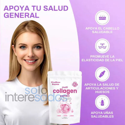 Multi Collagen Boost™ – Colágeno Total para Piel, Cabello y Articulaciones 1 LB