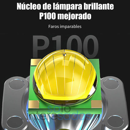 LINTERNA LUZ TÁCTICA 4 EN 1