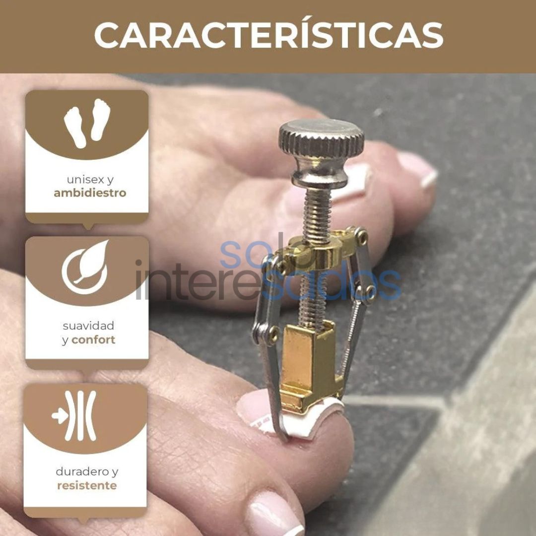 Corrector Pro de Uñas Encarnadas – Repara y Libera al Instante + ESTUCHE METÁLICO
