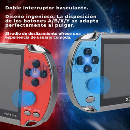 Consola de videojuegos x7 plus (10,000 JUEGOS CLÁSICOS INSTALADOS)