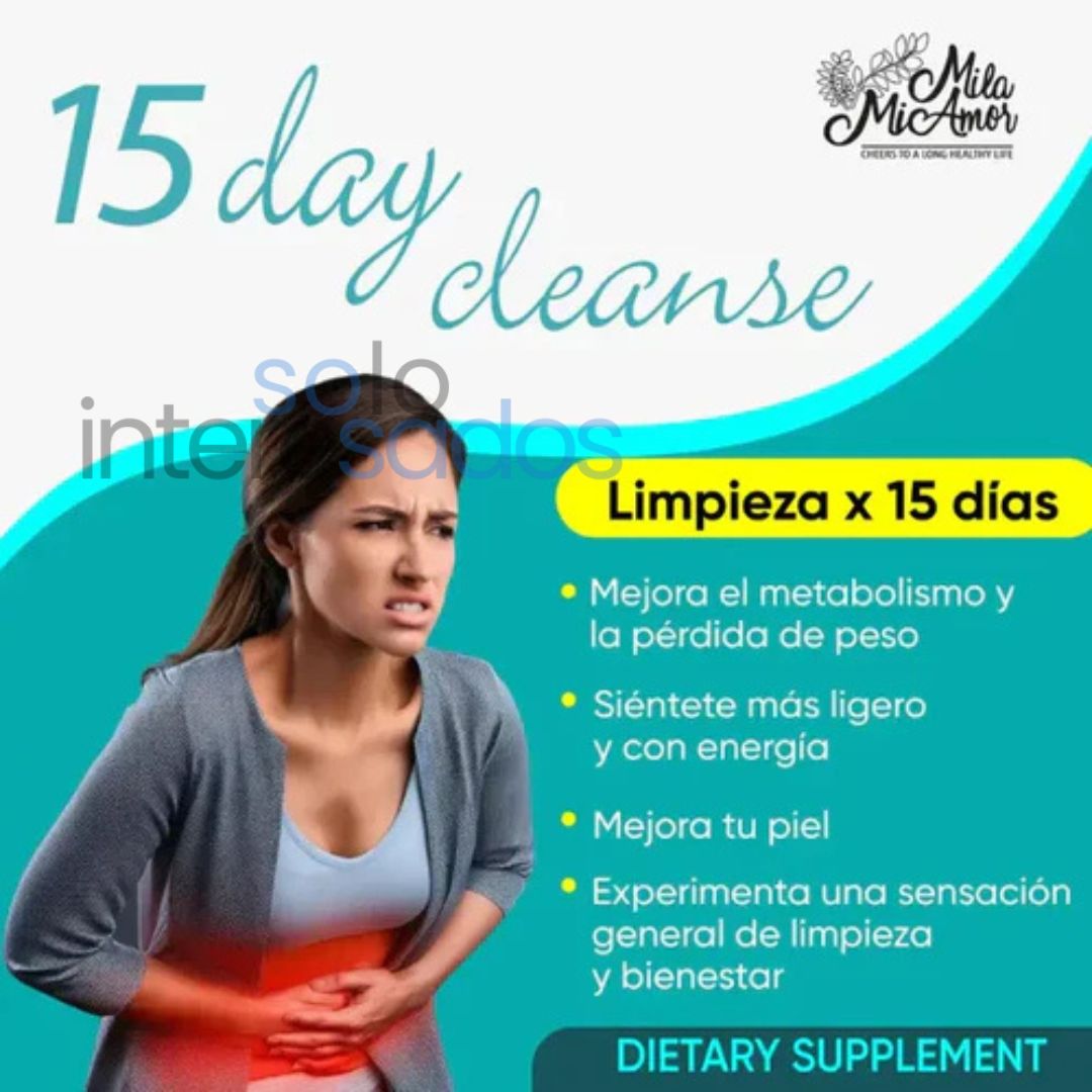 Mila Detox 15 – Limpieza Natural y Energía Diaria (30 cápsulas)