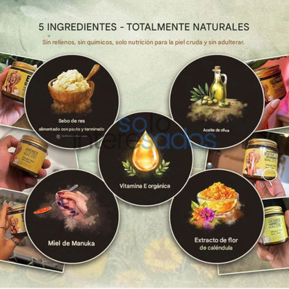 Evil Goods – Hidratación Natural con Sebo y Miel 120G