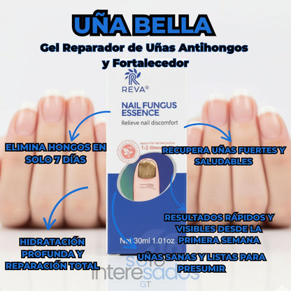 UñaBella – Gel Reparador de Uñas Antihongos y Fortalecedor 30ml