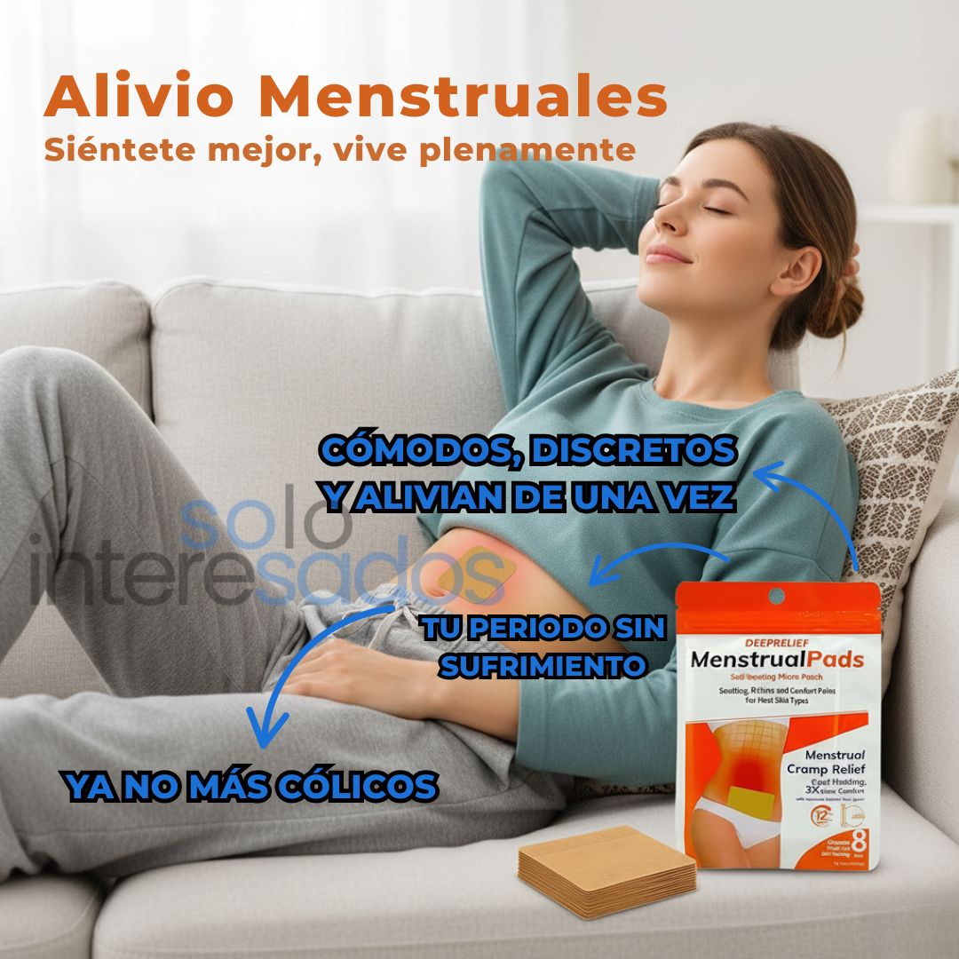 MenstruRelax – Parches Térmicos Alivia Cólicos 24 parches