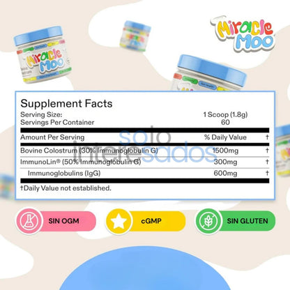 Miracle Moo – Refuerza tus Defensas y Renueva tu Energía Natural (30 Porciones)