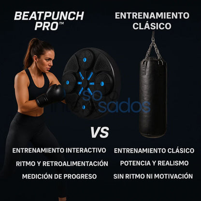 Máquina de Boxeo Inteligente – Entrená como un campeón desde casa + PAR DE GUANTES