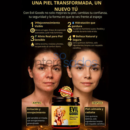 Evil Goods – Hidratación Natural con Sebo y Miel 120G