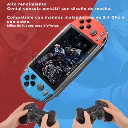 Consola de videojuegos x7 plus (10,000 JUEGOS CLÁSICOS INSTALADOS)