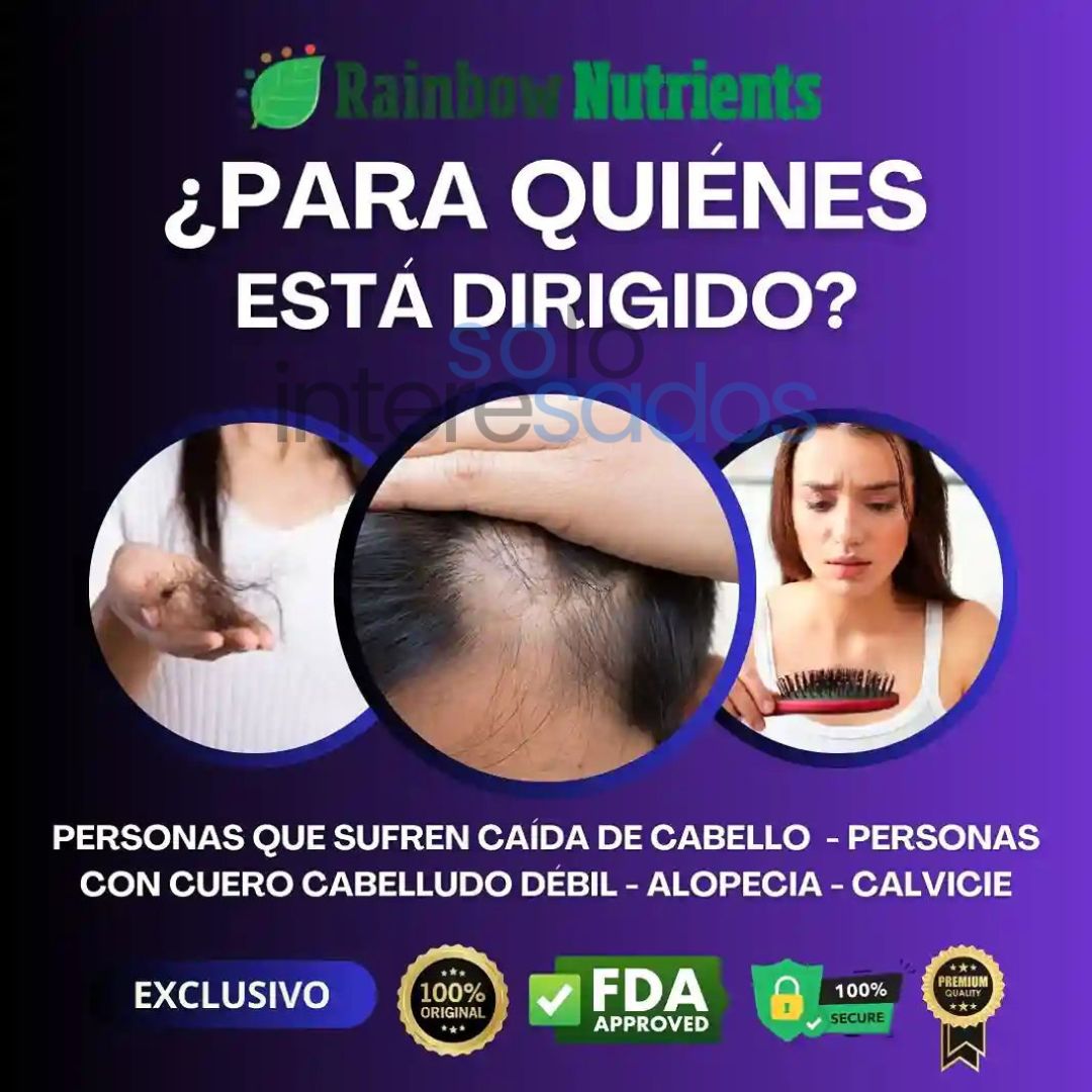 Biotina Hair Growth – Fortalece tu cabello y devolvéle su brillo natural (120 cápsulas)