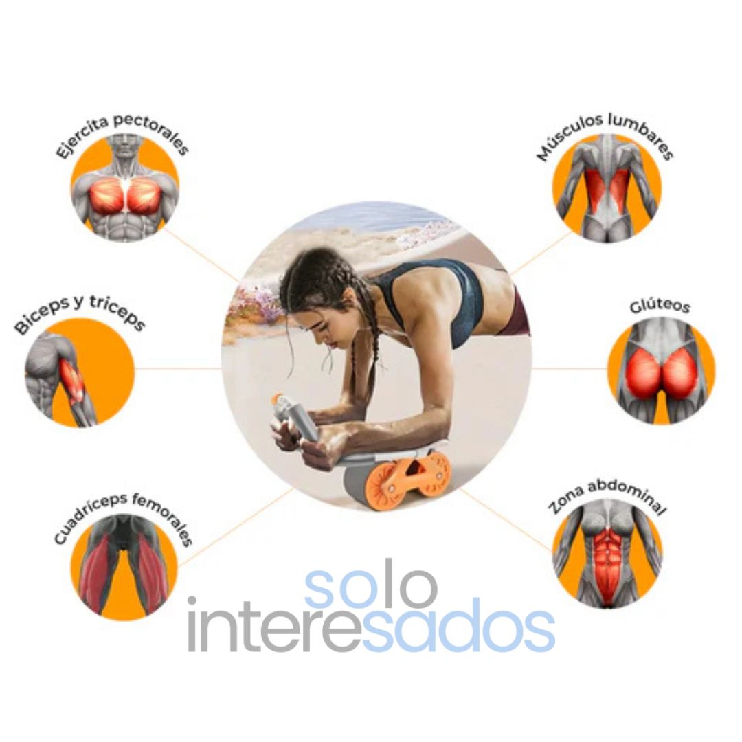 Rodillo Abdomax Pro – Tonificá sin matarte en el gym