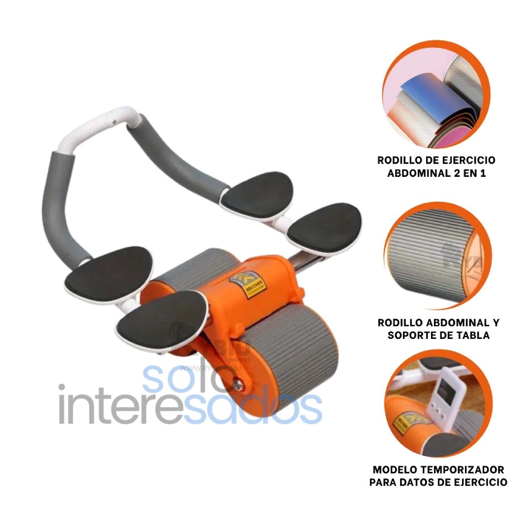 Rodillo Abdomax Pro – Tonificá sin matarte en el gym