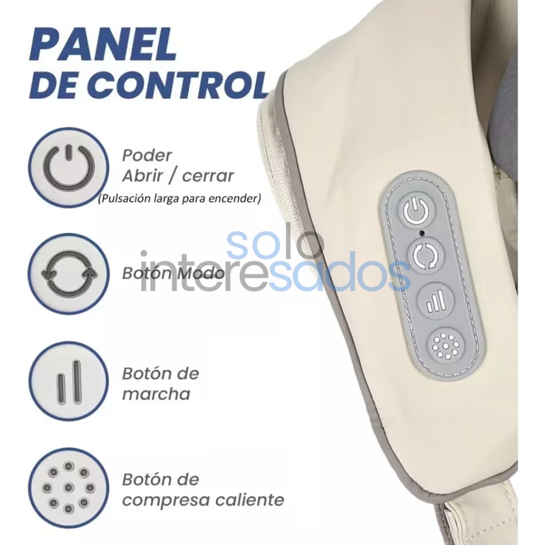 RelajaMax – Masajeador de Cuello y Espalda