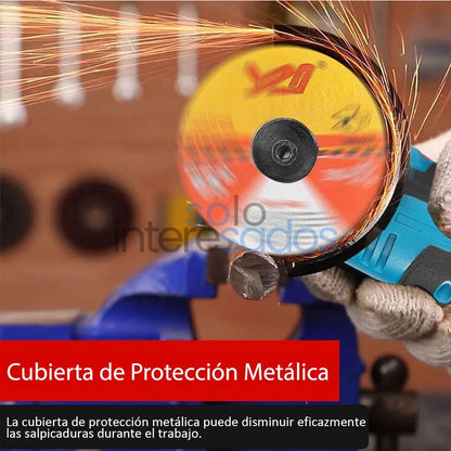 Mini Amoladora Angular 12V (+ 2 PILAS + 2 DISCOS CORTE/PULIDO + CARGADOR INCLUIDO)