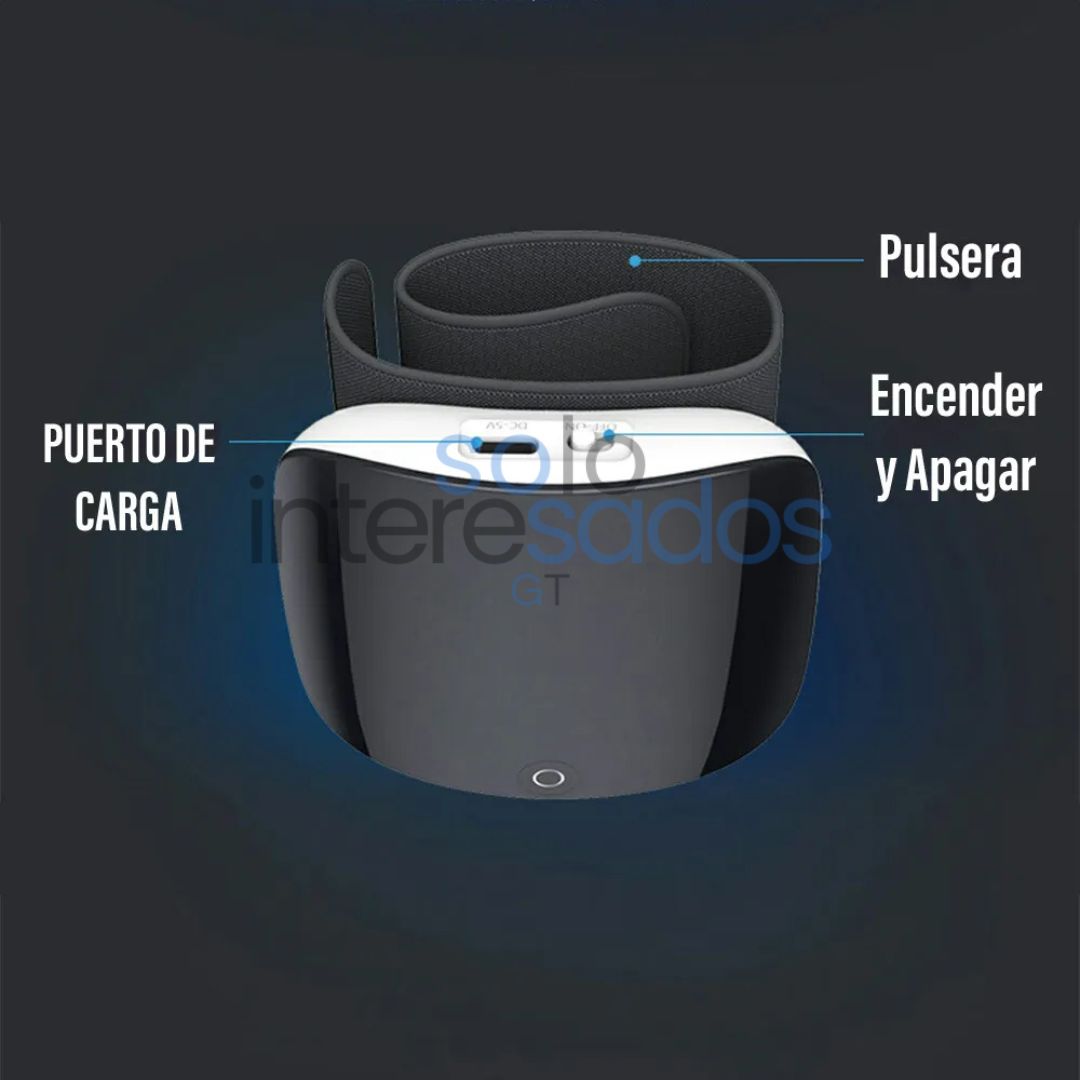 Tensiómetro Digital de Muñeca Recargable – Con Voz en Español y Estuche