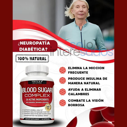 Blood Sugar – Equilibrá tu azúcar y sentí la diferencia (60 Cápsulas)