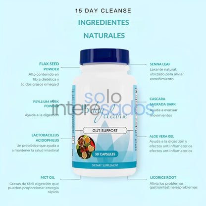 Mila Detox 15 – Limpieza Natural y Energía Diaria (30 cápsulas)