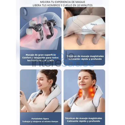 RelajaMax – Masajeador de Cuello y Espalda