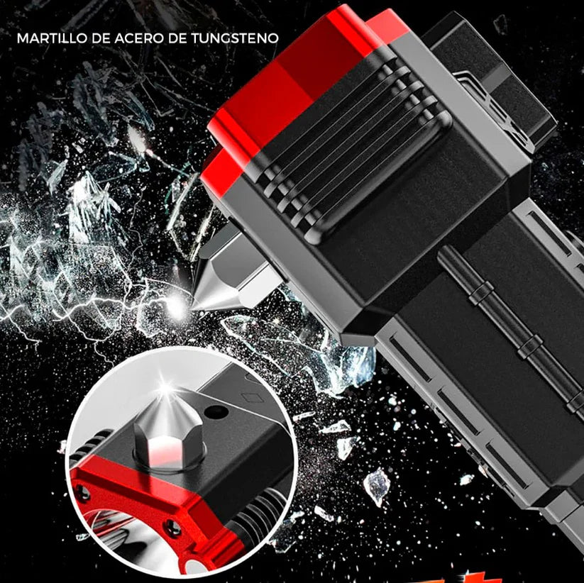 LINTERNA LUZ TÁCTICA 4 EN 1