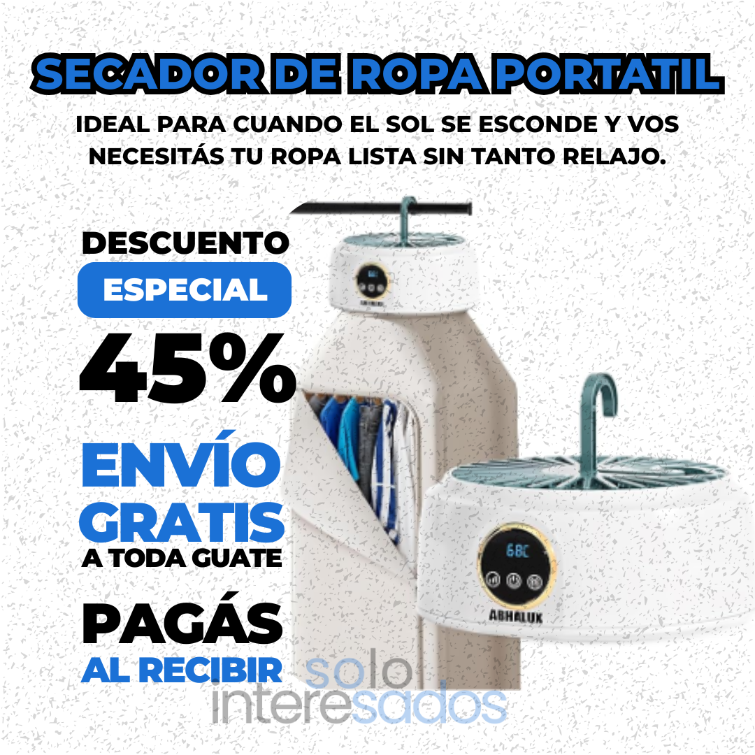 RopaListo SECADOR DE ROPA PORTATIL