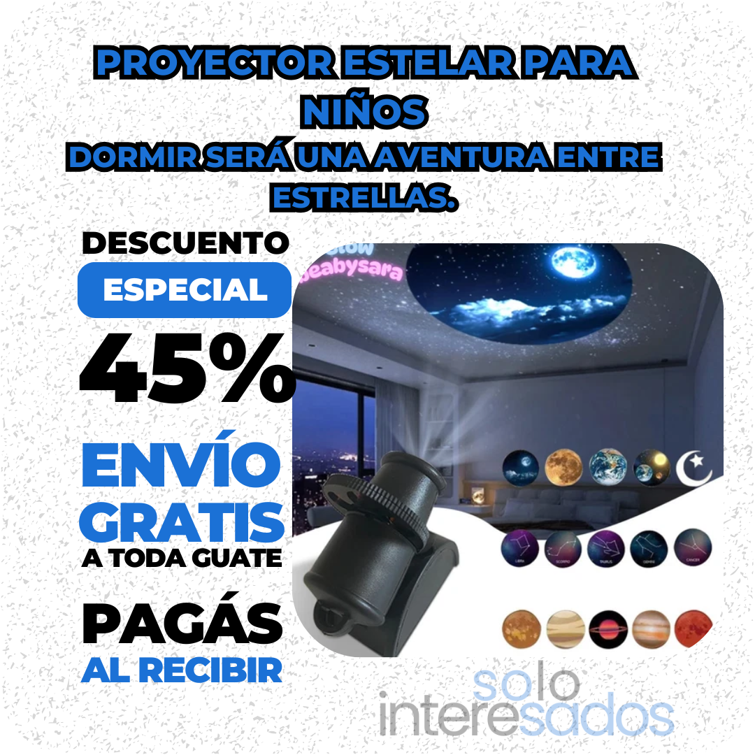PROYECTOR ESTELAR PARA NIÑOS