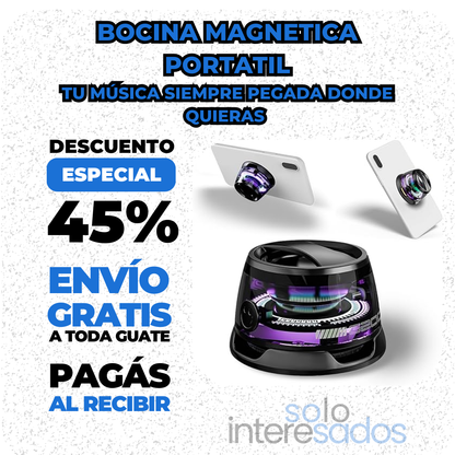 BOCINA MAGNETICA PORTATIL