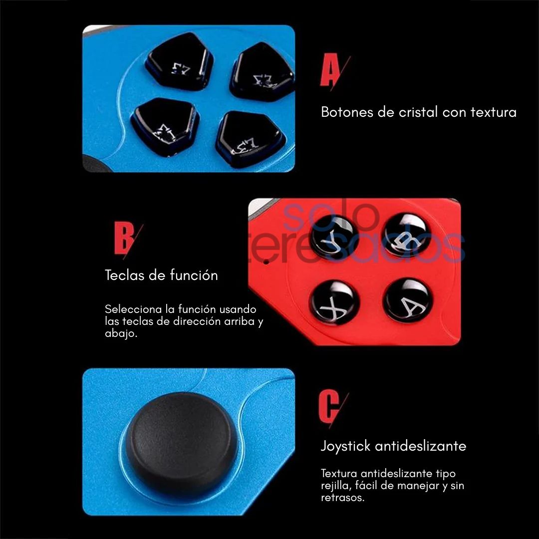 Consola de videojuegos x7 plus (10,000 JUEGOS CLÁSICOS INSTALADOS)