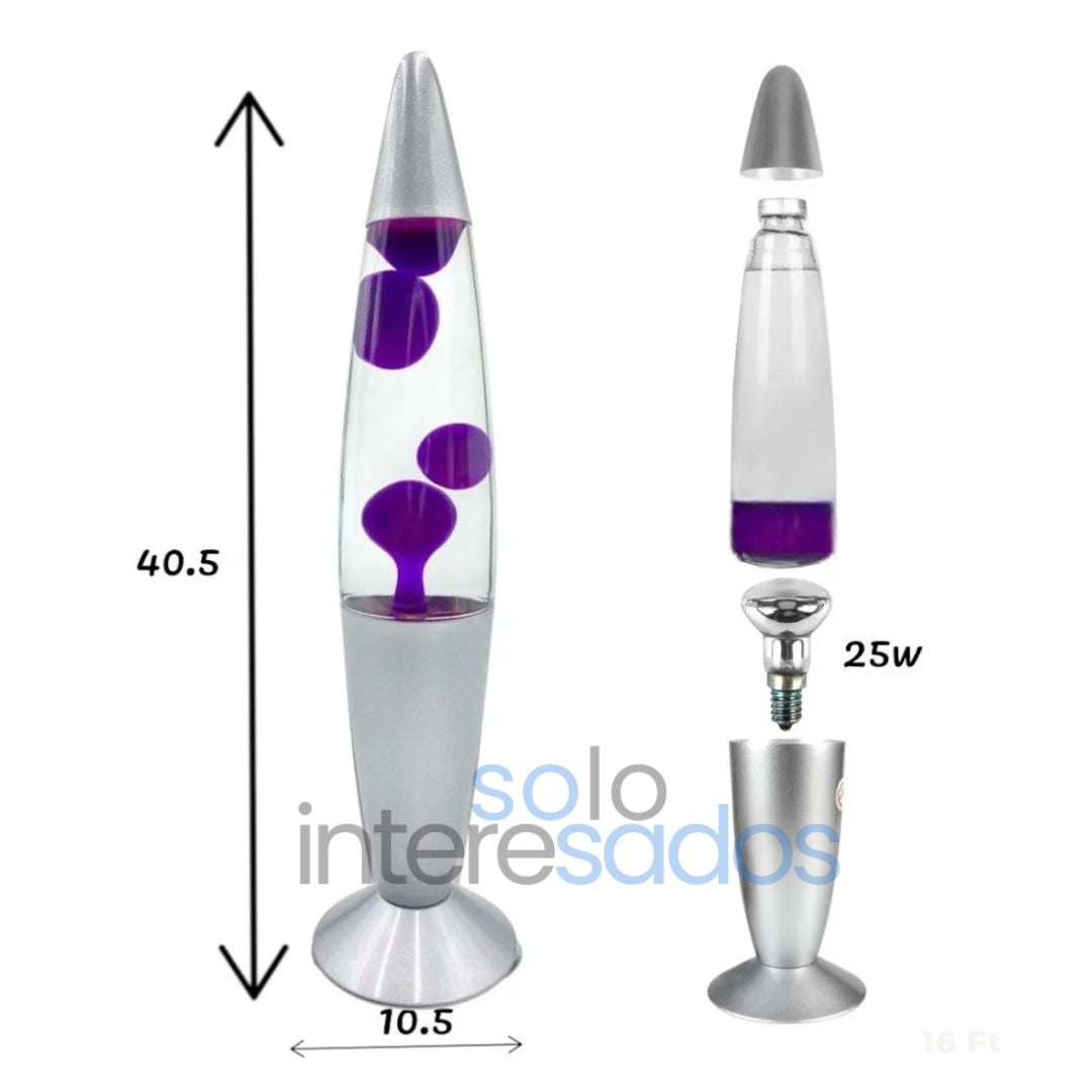 Lampara de lava retro