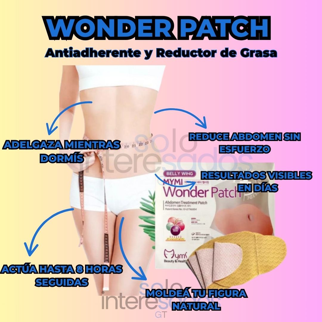 Wonder Patch – Antiadherente y Reductor de Grasa (5 parches x paq)